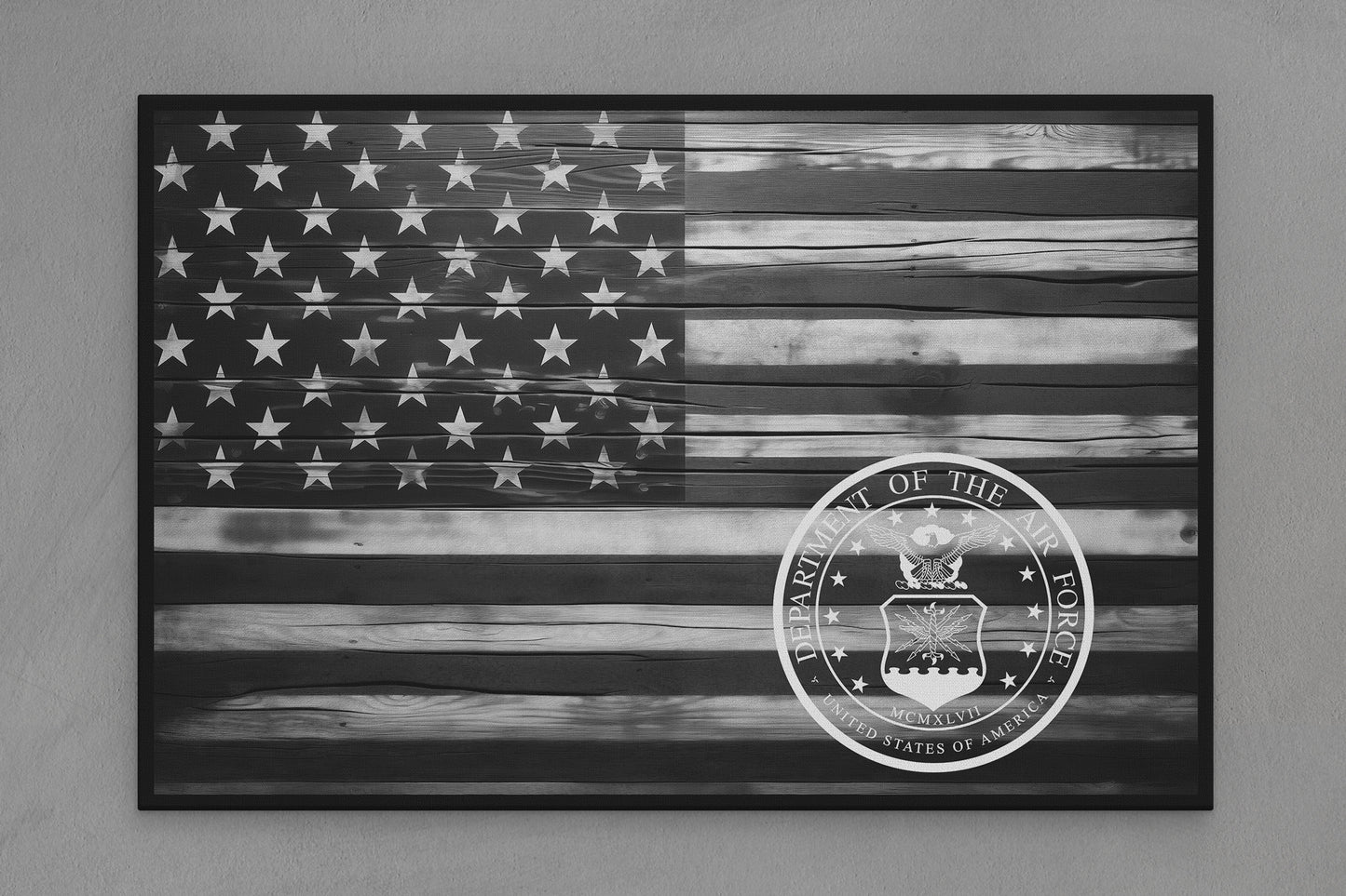 United States Canvas Flag with Air Force "United States Seal" Image