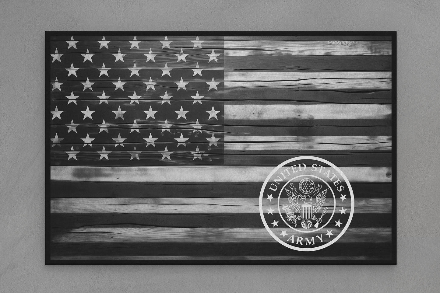 United States Canvas Flag with Army "United States Seal" Image