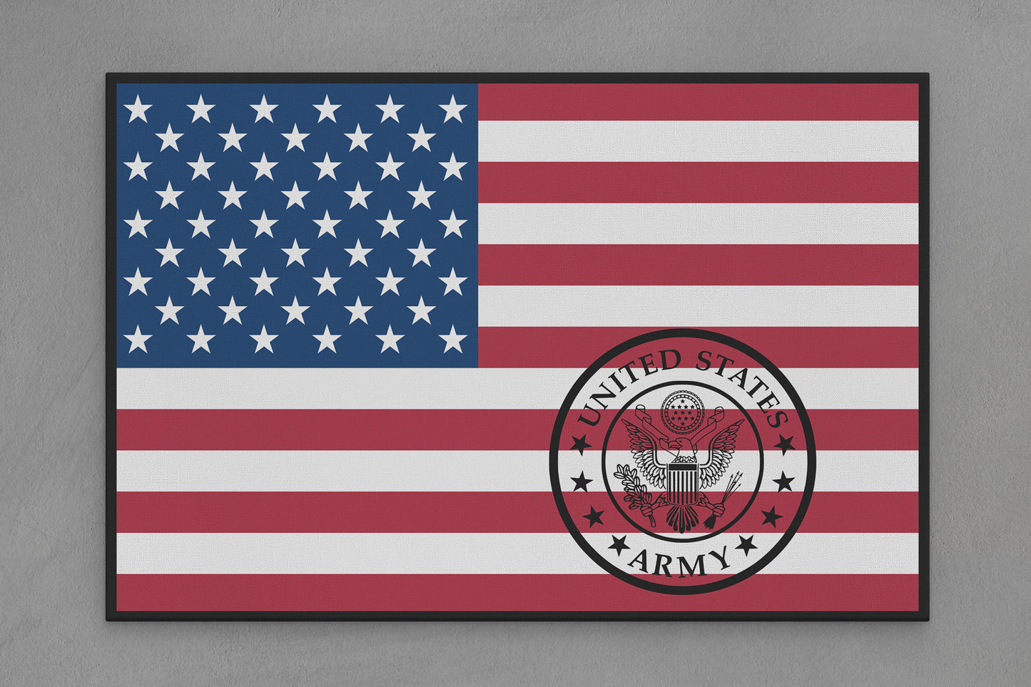 United States Canvas Flag with Army "United States Seal" Image