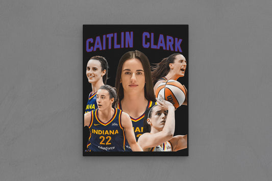 Canvas Frame with "Caitlin Clark" Image