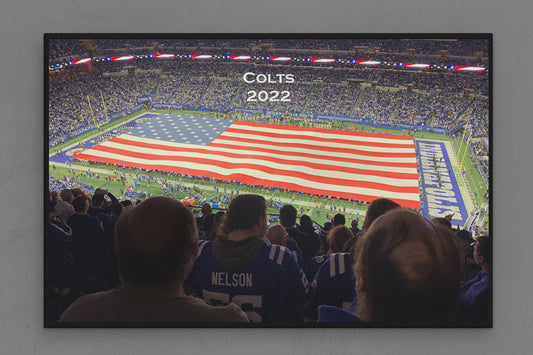 Canvas Frame with "Colts Stadium 2022" Image