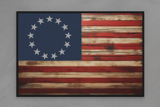 United States "Betsy Ross" Canvas Flag
