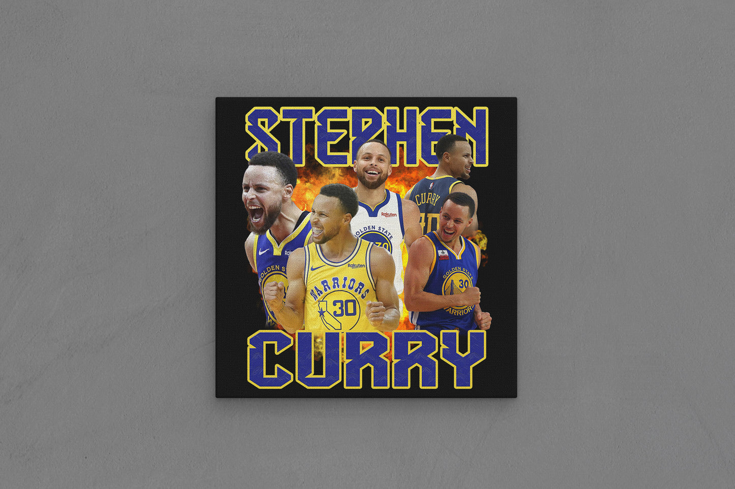 Canvas Frame with "Stephen Curry" Image