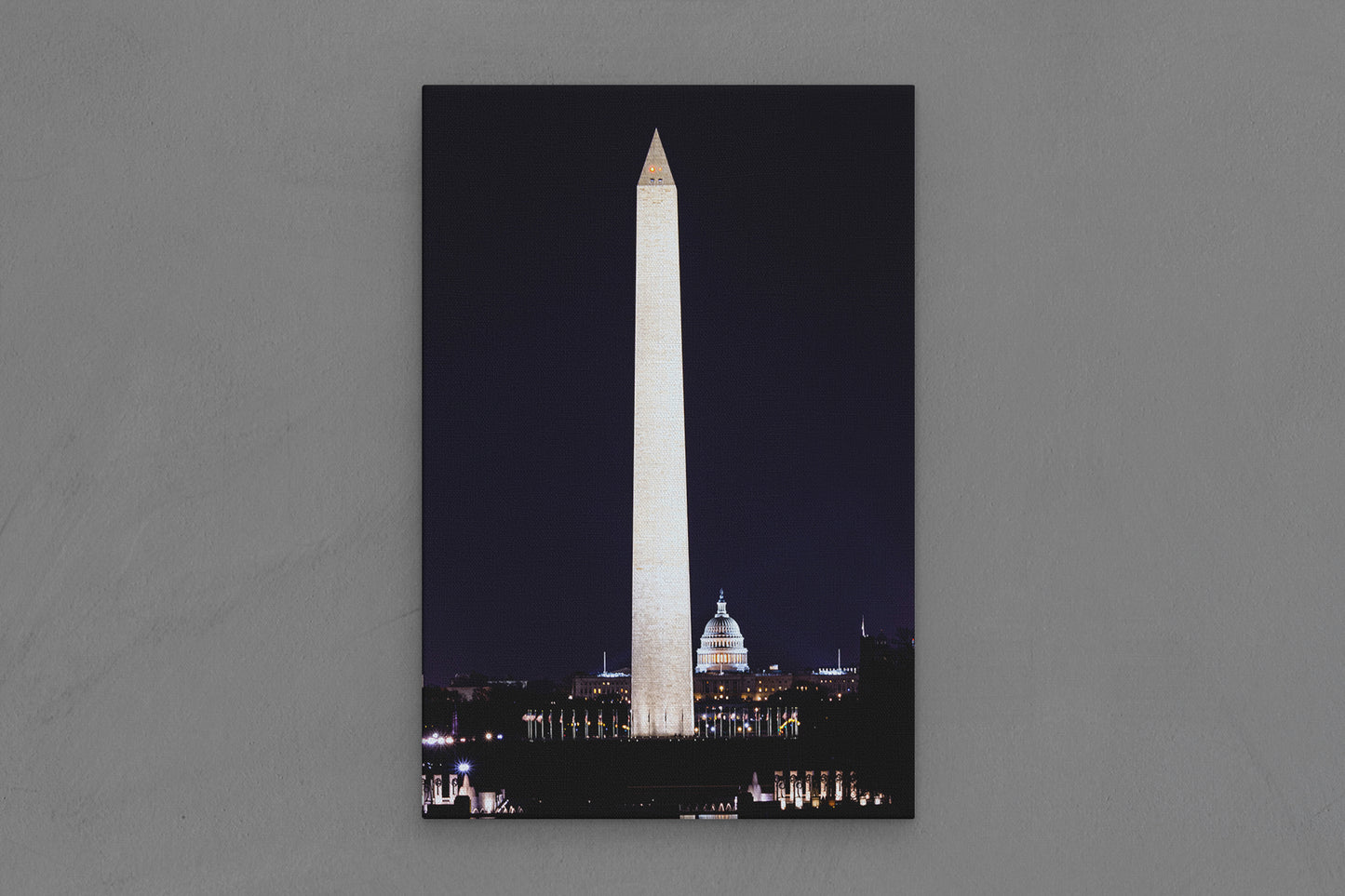 Canvas Frame with "Washington Monument" Image